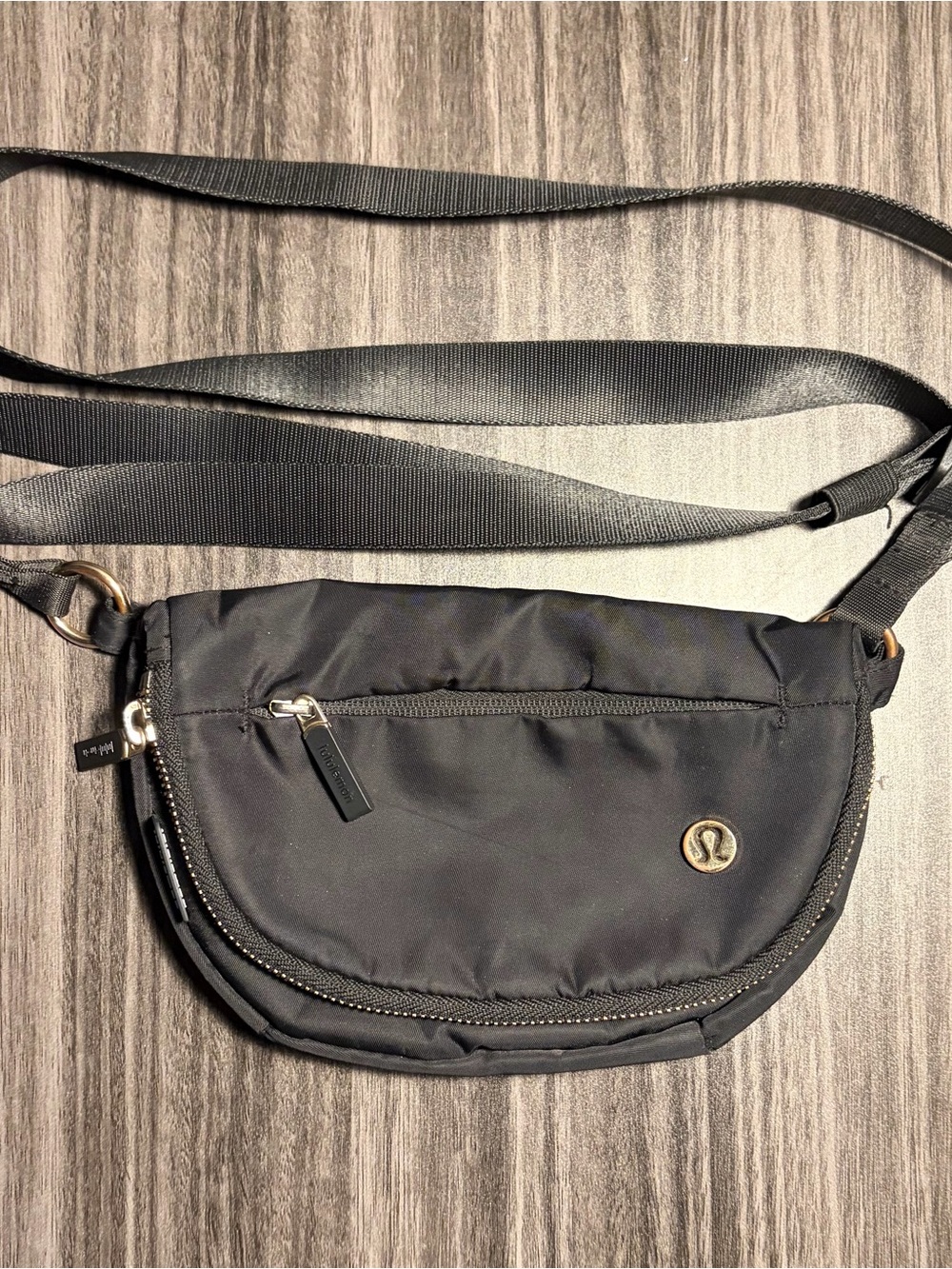 Lululemon Black Crossbody Belt Bag